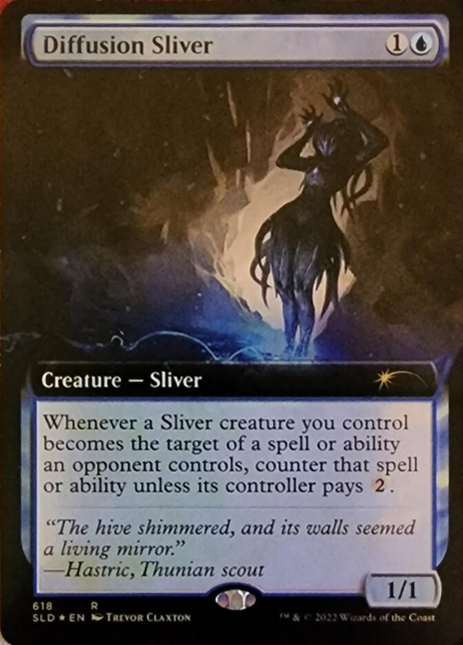 Diffusion Sliver (Extended Art) [Secret Lair Drop Promos] | The Gaming-Verse