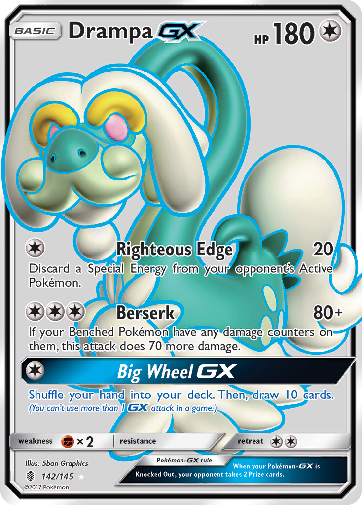 Drampa GX (142/145) [Sun & Moon: Guardians Rising] | The Gaming-Verse