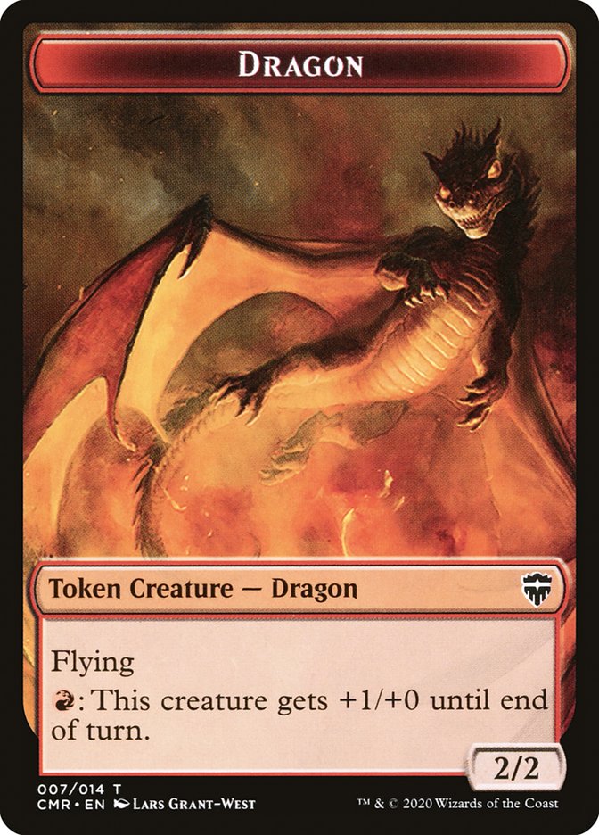 Dragon // Treasure Token [Commander Legends Tokens] | The Gaming-Verse