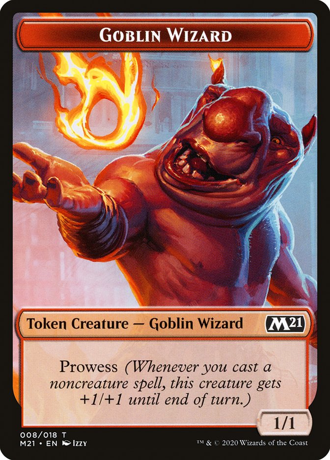 Goblin Wizard Token [Core Set 2021] | The Gaming-Verse