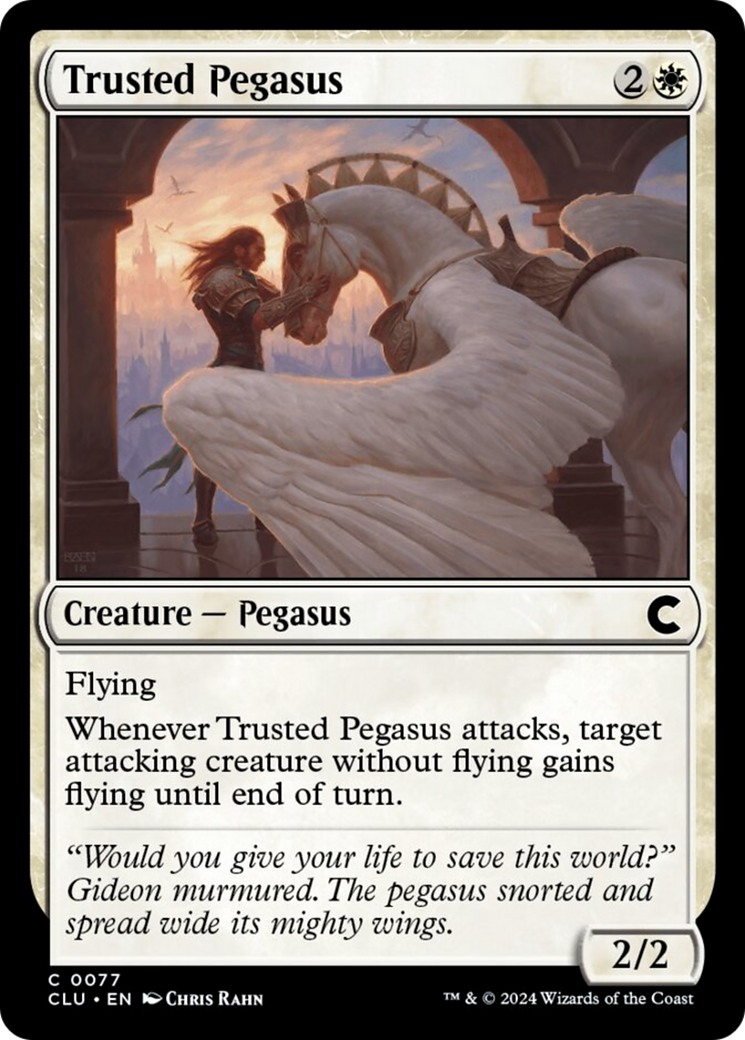 Trusted Pegasus [Ravnica: Clue Edition] | The Gaming-Verse