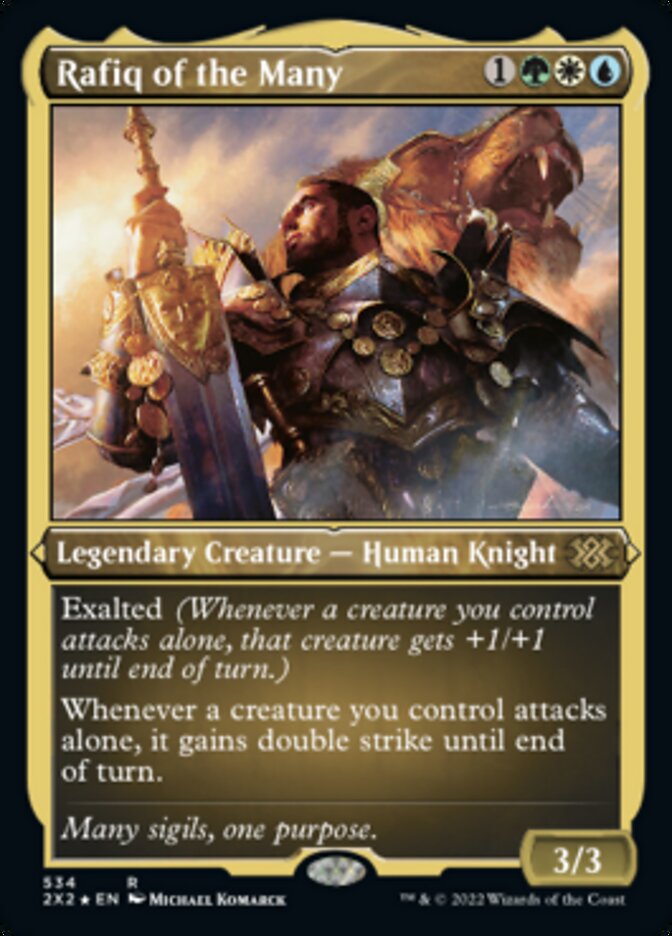 Rafiq of the Many (Foil Etched) [Double Masters 2022] | The Gaming-Verse