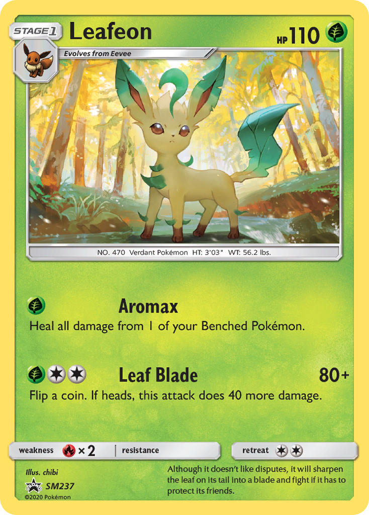 Leafeon (SM237) [Sun & Moon: Black Star Promos] | The Gaming-Verse