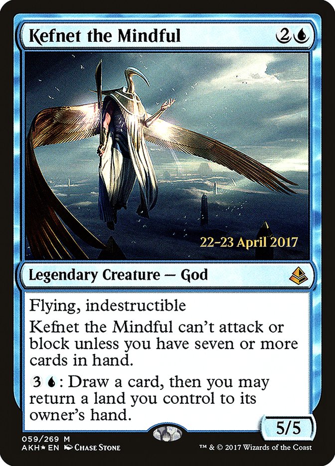 Kefnet the Mindful  (Prerelease) [Amonkhet Prerelease Promos] | The Gaming-Verse