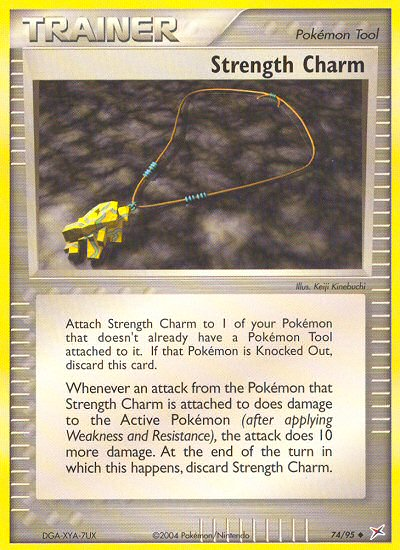 Strength Charm (74/95) [EX: Team Magma vs Team Aqua] | The Gaming-Verse