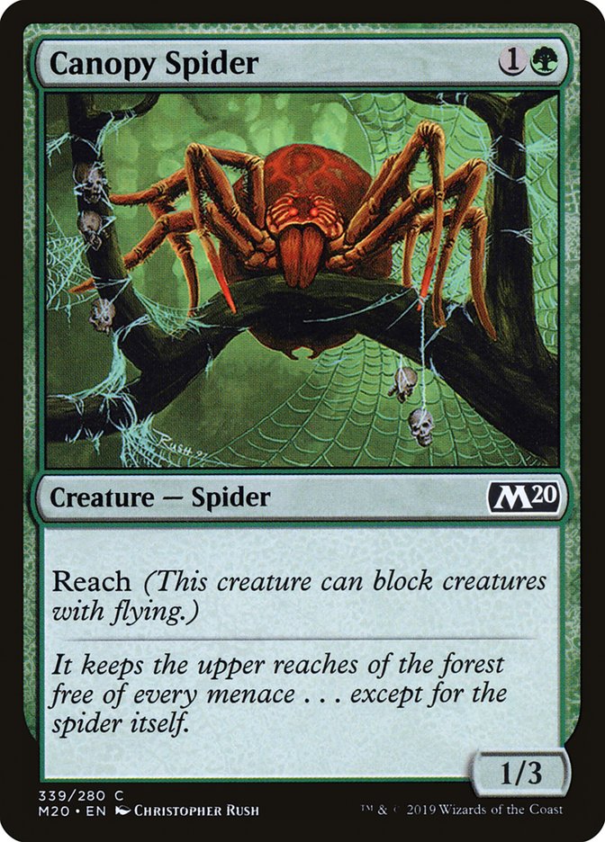 Canopy Spider [Core Set 2020] | The Gaming-Verse