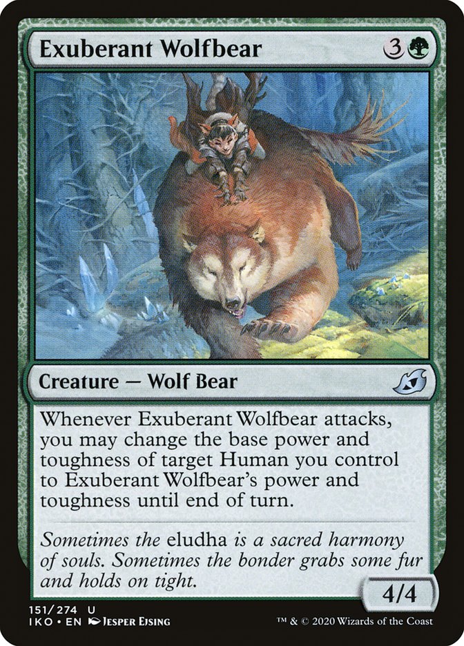 Exuberant Wolfbear [Ikoria: Lair of Behemoths] | The Gaming-Verse