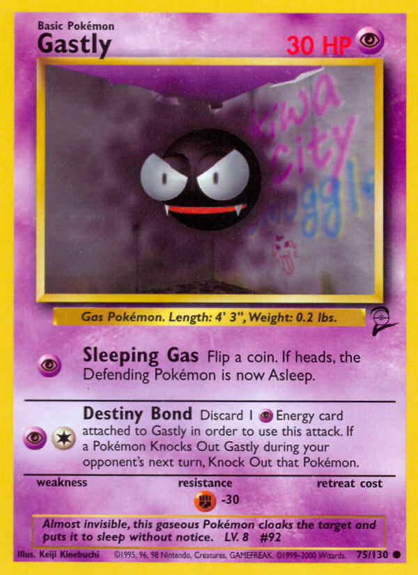 Gastly (75/130) [Base Set 2] | The Gaming-Verse