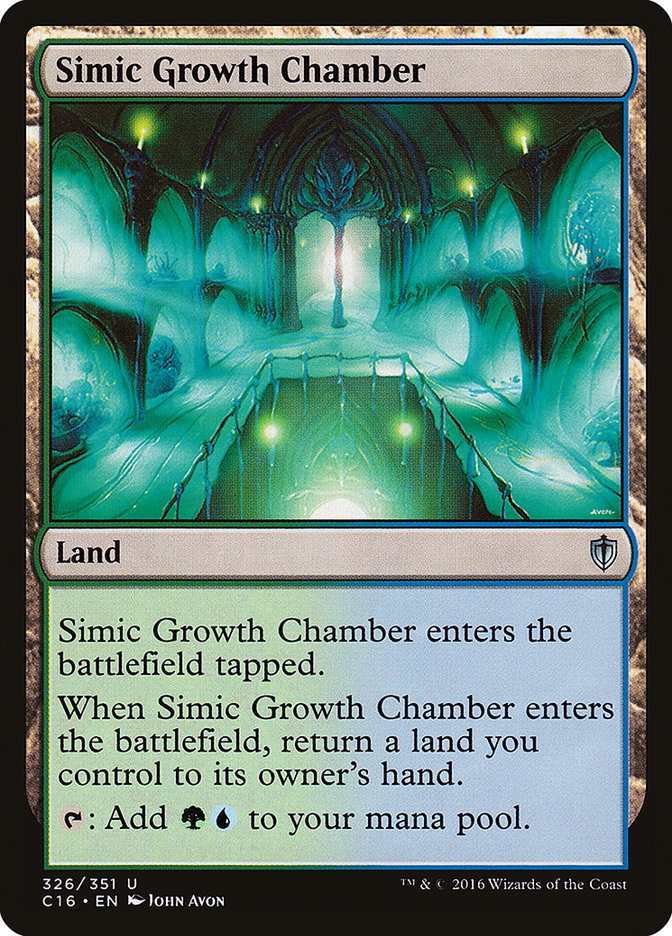 Simic Growth Chamber [Commander 2016] | The Gaming-Verse