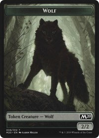 Zombie // Wolf Double-Sided Token [Game Night 2019 Tokens] | The Gaming-Verse