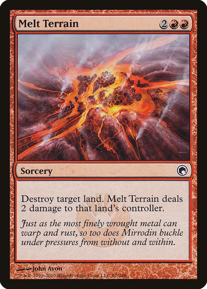 Melt Terrain [Scars of Mirrodin] | The Gaming-Verse