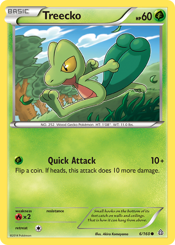 Treecko (6/160) [XY: Primal Clash] | The Gaming-Verse