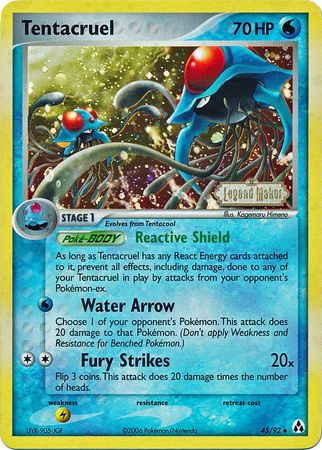 Tentacruel (45/92) (Stamped) [EX: Legend Maker] | The Gaming-Verse