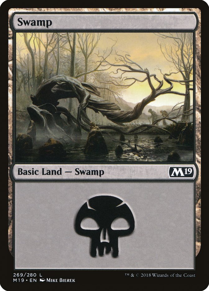 Swamp (#269) [Core Set 2019] | The Gaming-Verse