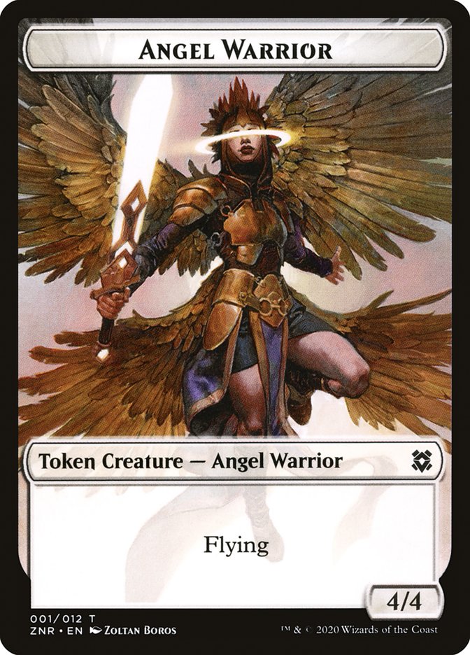 Angel Warrior Token [Zendikar Rising] | The Gaming-Verse