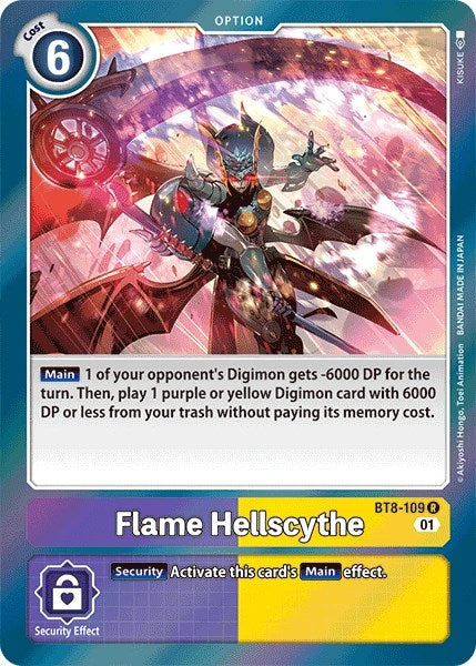 Flame Hellscythe [BT8-109] [Revision Pack Cards] | The Gaming-Verse