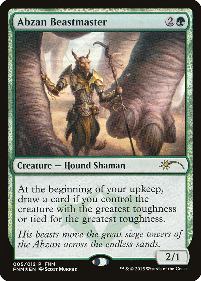 Abzan Beastmaster [Friday Night Magic 2015] | The Gaming-Verse