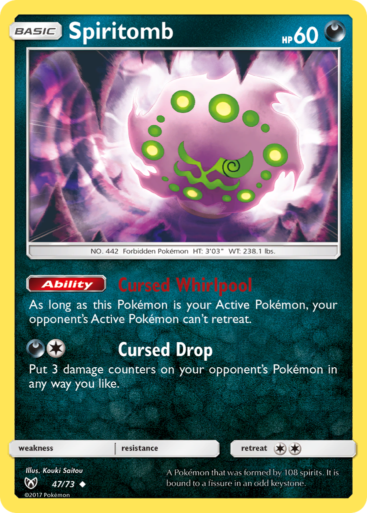 Spiritomb (47/73) [Sun & Moon: Shining Legends] | The Gaming-Verse