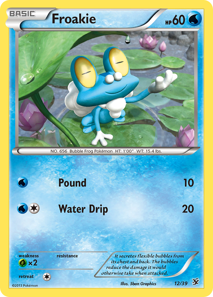 Froakie (12/39) [XY: Kalos Starter Set] | The Gaming-Verse