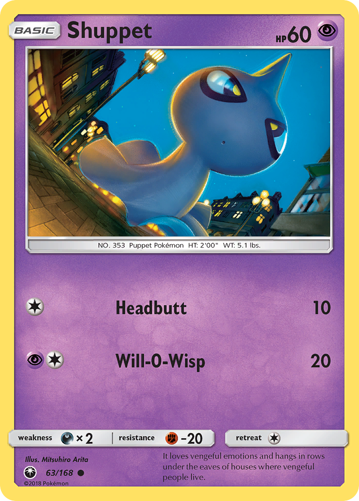 Shuppet (63/168) [Sun & Moon: Celestial Storm] | The Gaming-Verse