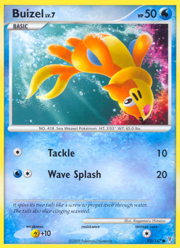 Buizel (92/147) [Platinum: Supreme Victors] | The Gaming-Verse