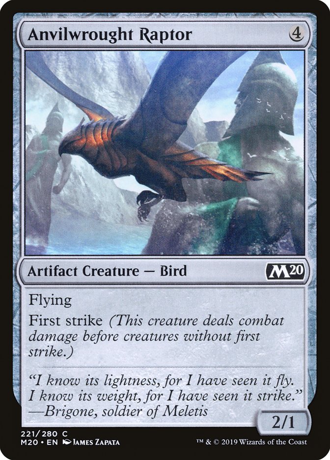 Anvilwrought Raptor [Core Set 2020] | The Gaming-Verse