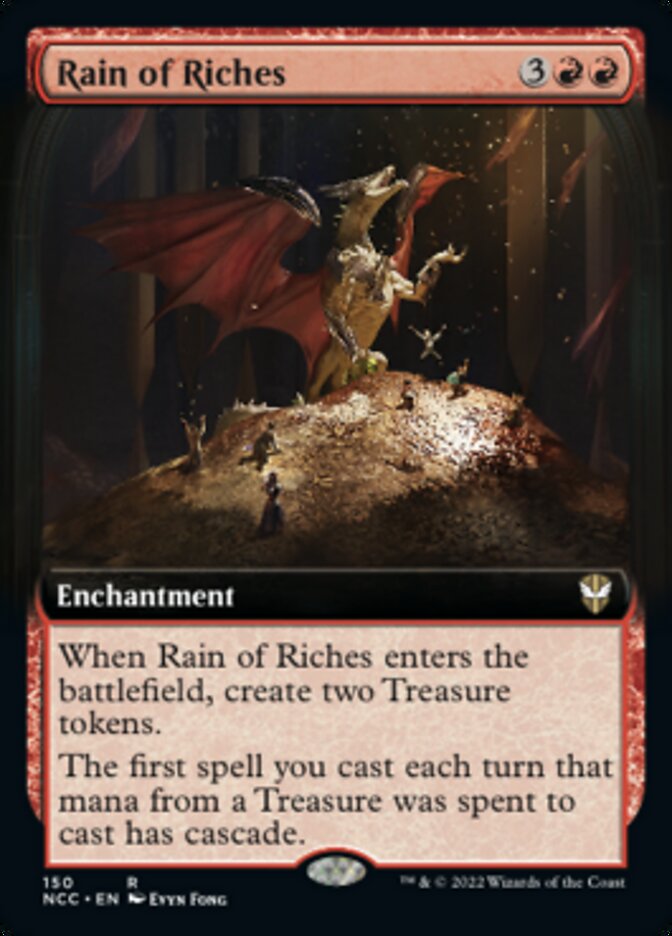 Rain of Riches (Extended Art) [Streets of New Capenna Commander] | The Gaming-Verse