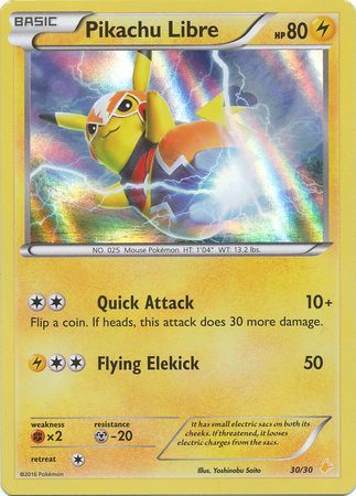 Pikachu Libre (30/30) [XY: Trainer Kit 3 - Pikachu Libre] | The Gaming-Verse