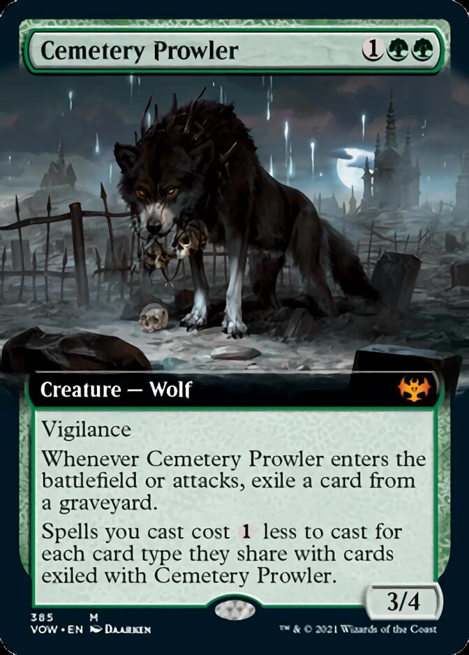 Cemetery Prowler (Extended) [Innistrad: Crimson Vow] | The Gaming-Verse