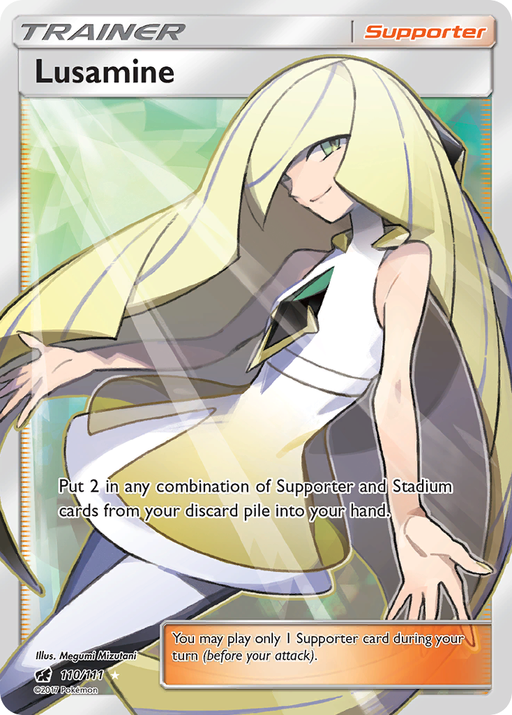 Lusamine (110/111) [Sun & Moon: Crimson Invasion] | The Gaming-Verse