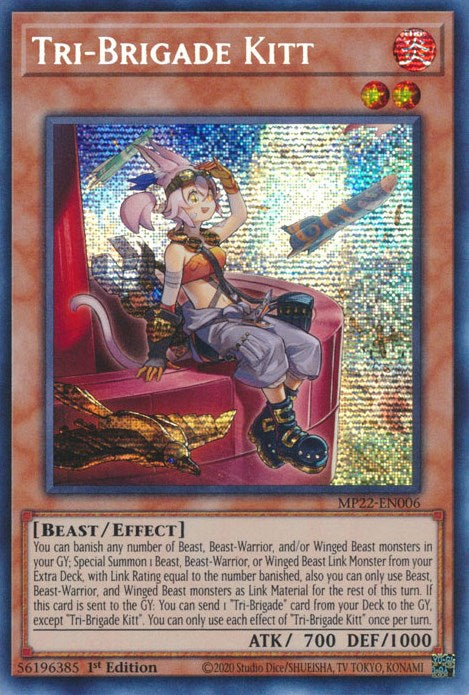 Tri-Brigade Kitt [MP22-EN006] Prismatic Secret Rare | The Gaming-Verse