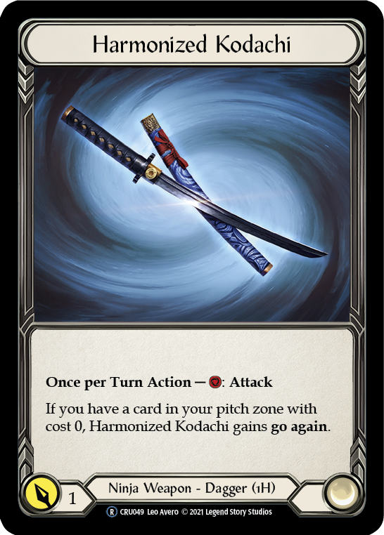 Harmonized Kodachi (Rainbow Foil) [CRU049-RF] Unlimited Rainbow Foil | The Gaming-Verse