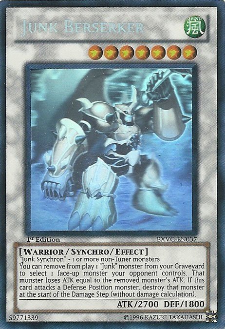 Junk Berserker [EXVC-EN037] Ghost Rare | The Gaming-Verse