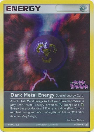 Dark Metal Energy (97/110) (Stamped) [EX: Holon Phantoms] | The Gaming-Verse