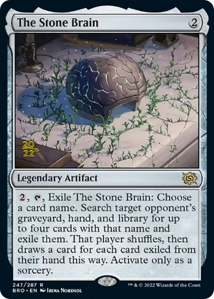 The Stone Brain [The Brothers' War: Prerelease Promos] | The Gaming-Verse