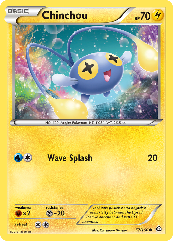 Chinchou (57/160) [XY: Primal Clash] | The Gaming-Verse