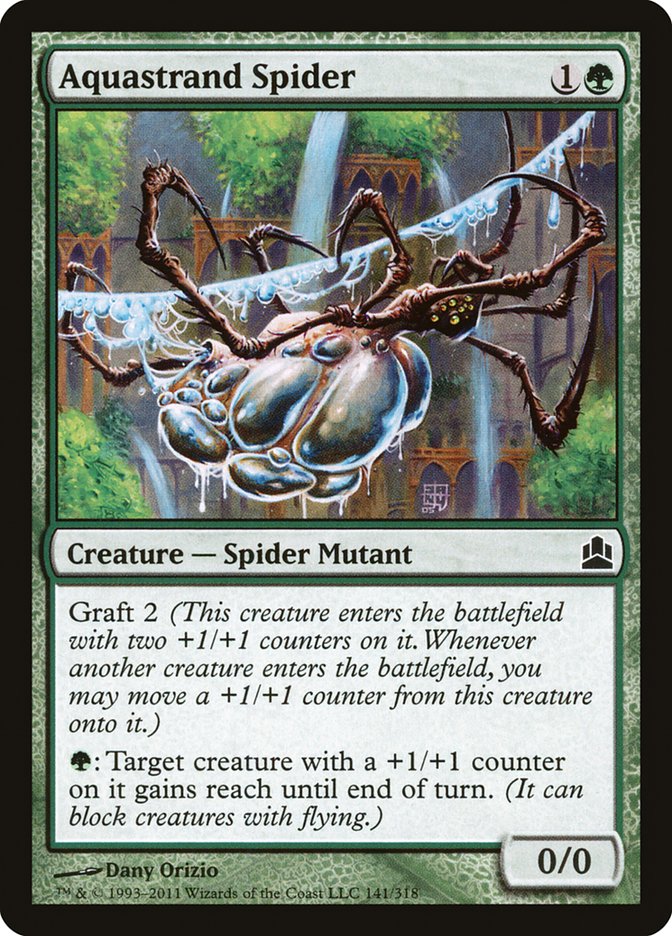 Aquastrand Spider [Commander 2011] | The Gaming-Verse