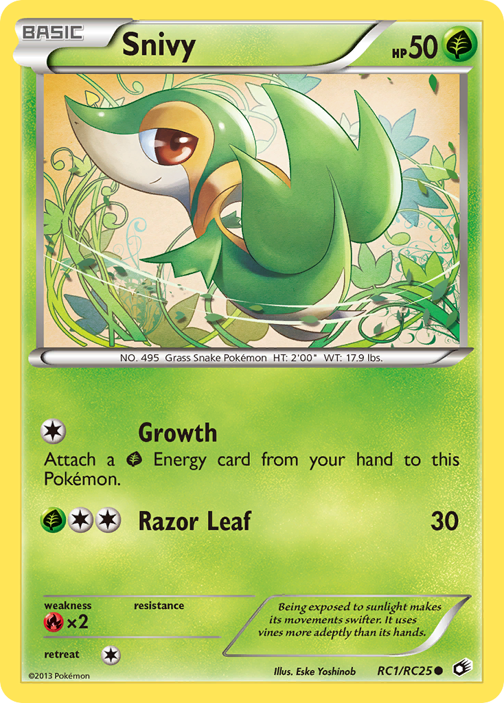 Snivy (RC1/RC25) [Black & White: Legendary Treasures] | The Gaming-Verse