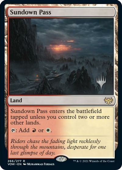 Sundown Pass (Promo Pack) [Innistrad: Crimson Vow Promos] | The Gaming-Verse