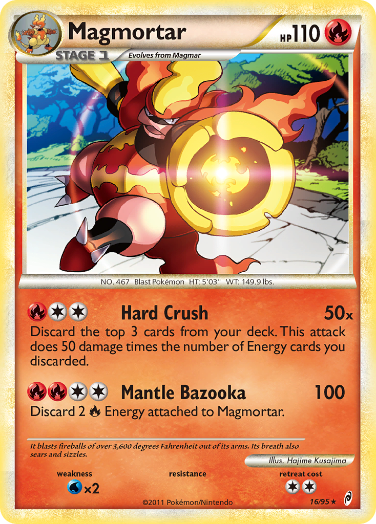 Magmortar (16/95) [HeartGold & SoulSilver: Call of Legends] | The Gaming-Verse