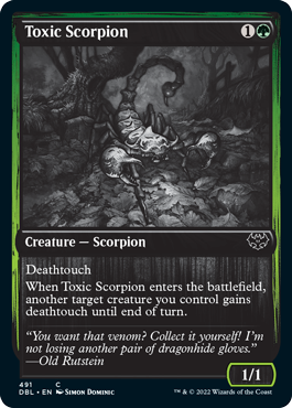 Toxic Scorpion [Innistrad: Double Feature] | The Gaming-Verse