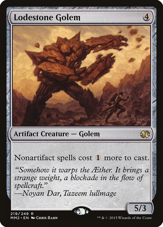 Lodestone Golem [Modern Masters 2015] | The Gaming-Verse