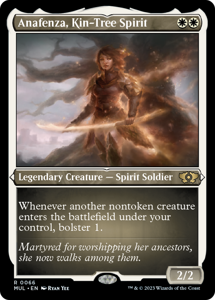 Anafenza, Kin-Tree Spirit (Foil Etched) [Multiverse Legends] | The Gaming-Verse