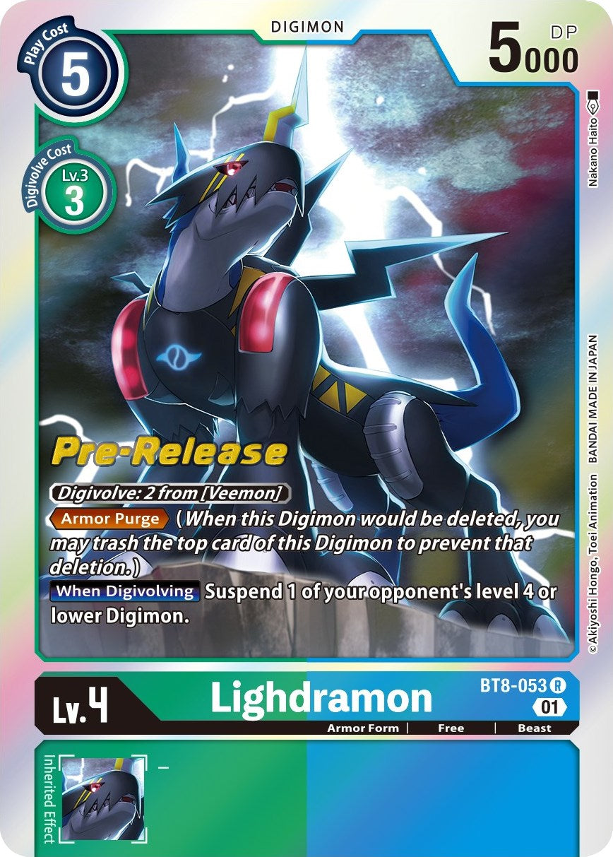 Lighdramon [BT8-053] [New Awakening Pre-Release Cards] | The Gaming-Verse