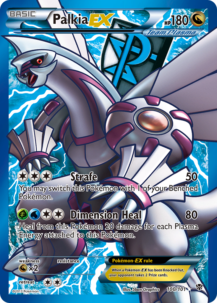 Palkia EX (100/101) [Black & White: Plasma Blast] | The Gaming-Verse