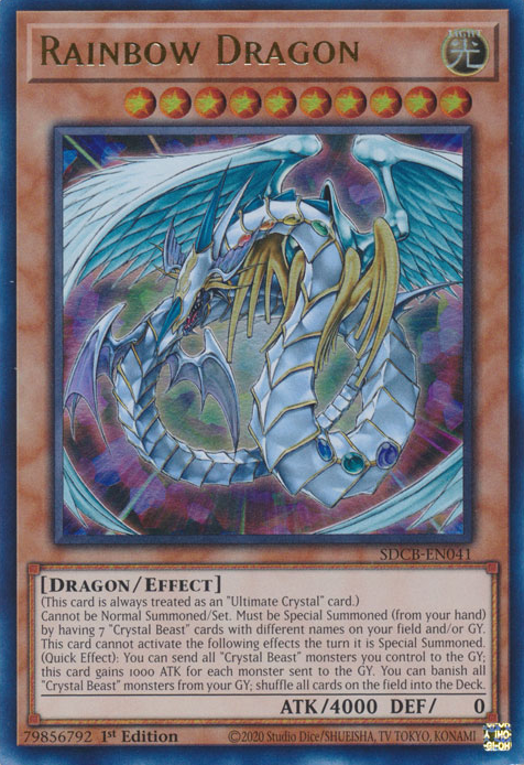 Rainbow Dragon [SDCB-EN041] Ultra Rare | The Gaming-Verse