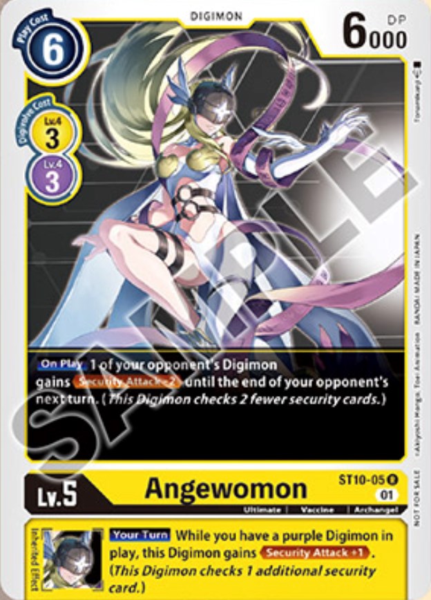 Angewomon [ST10-05] (Tamer Goods Set Angewomon & LadyDevimon) [Starter Deck: Parallel World Tactician Promos] | The Gaming-Verse