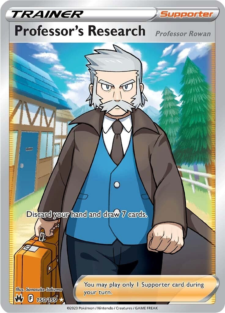 Professor's Research (150/159) (Full Art) [Sword & Shield: Crown Zenith] | The Gaming-Verse