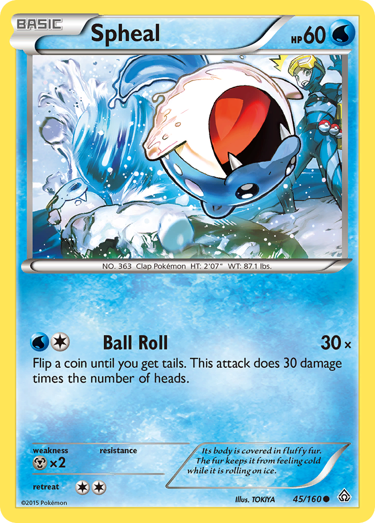 Spheal (45/160) [XY: Primal Clash] | The Gaming-Verse