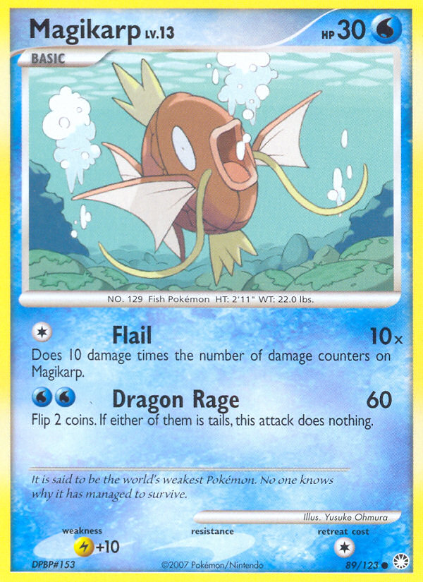 Magikarp (89/123) [Diamond & Pearl: Mysterious Treasures] | The Gaming-Verse